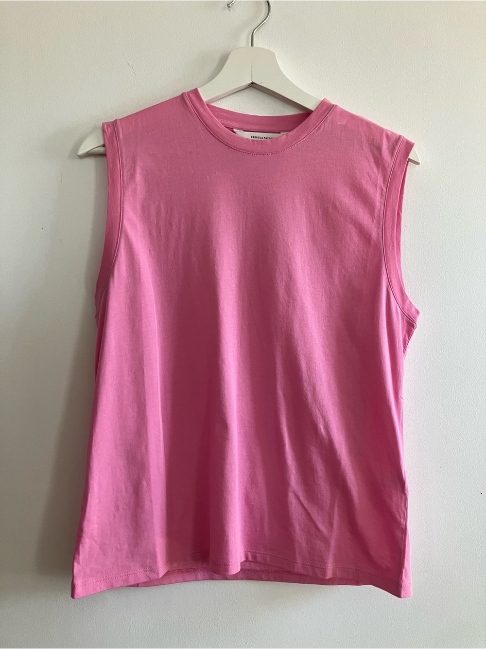 Rebecca Taylor Pink Sleeveless Muscle Top